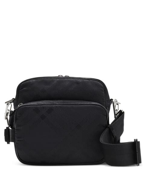 burberry 4059500|Check Jacquard Pocket Crossbody Bag in Black .